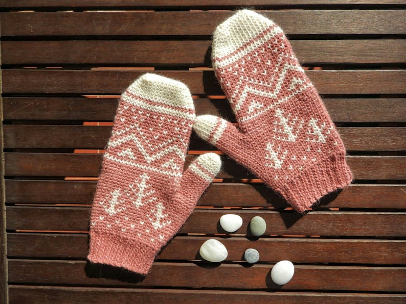 Winter Mountain Mittens Crochet Pattern image 8