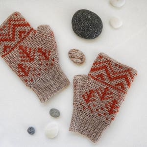 Winter Mountain Mittens Crochet Pattern image 4