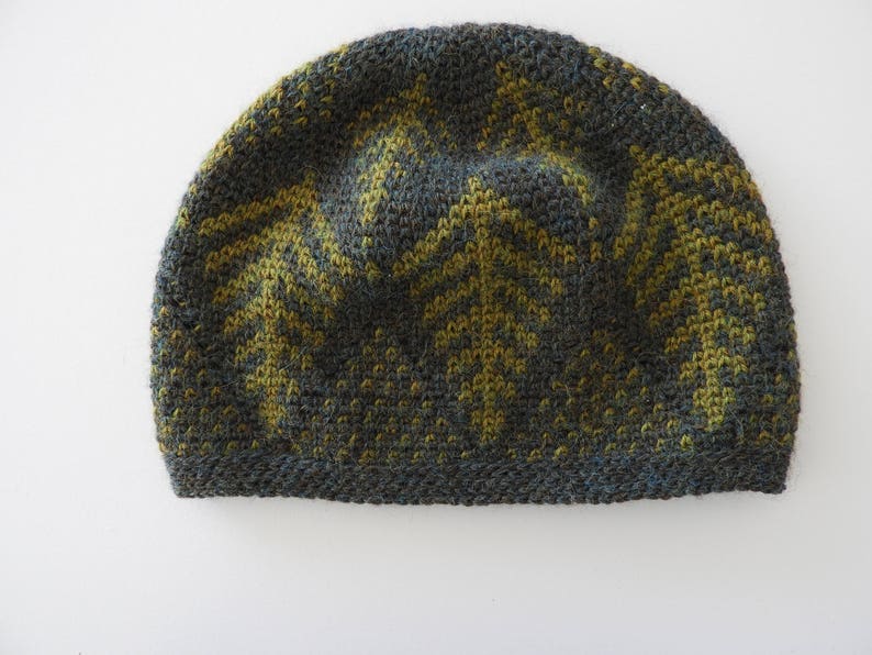 Ferns Beanie Crochet Pattern image 7