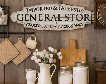 General Store Primitive Sign