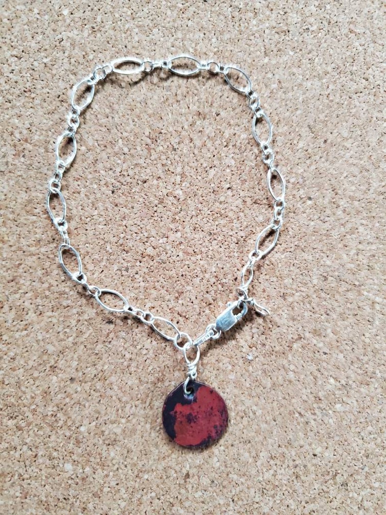 Adjustable Sterling Silver Charm Bracelet
