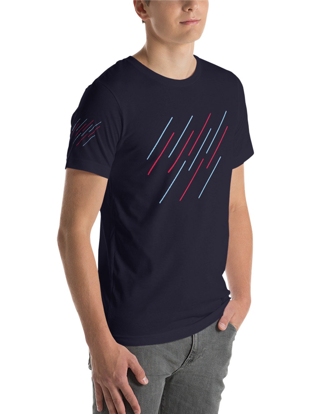 Graphic Tees for Men Cool Graphic Tee Retro Lasers Tshirt Minimal