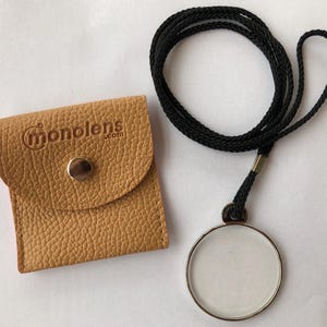 MONOLENS-leesglas, met BRUIN etui
