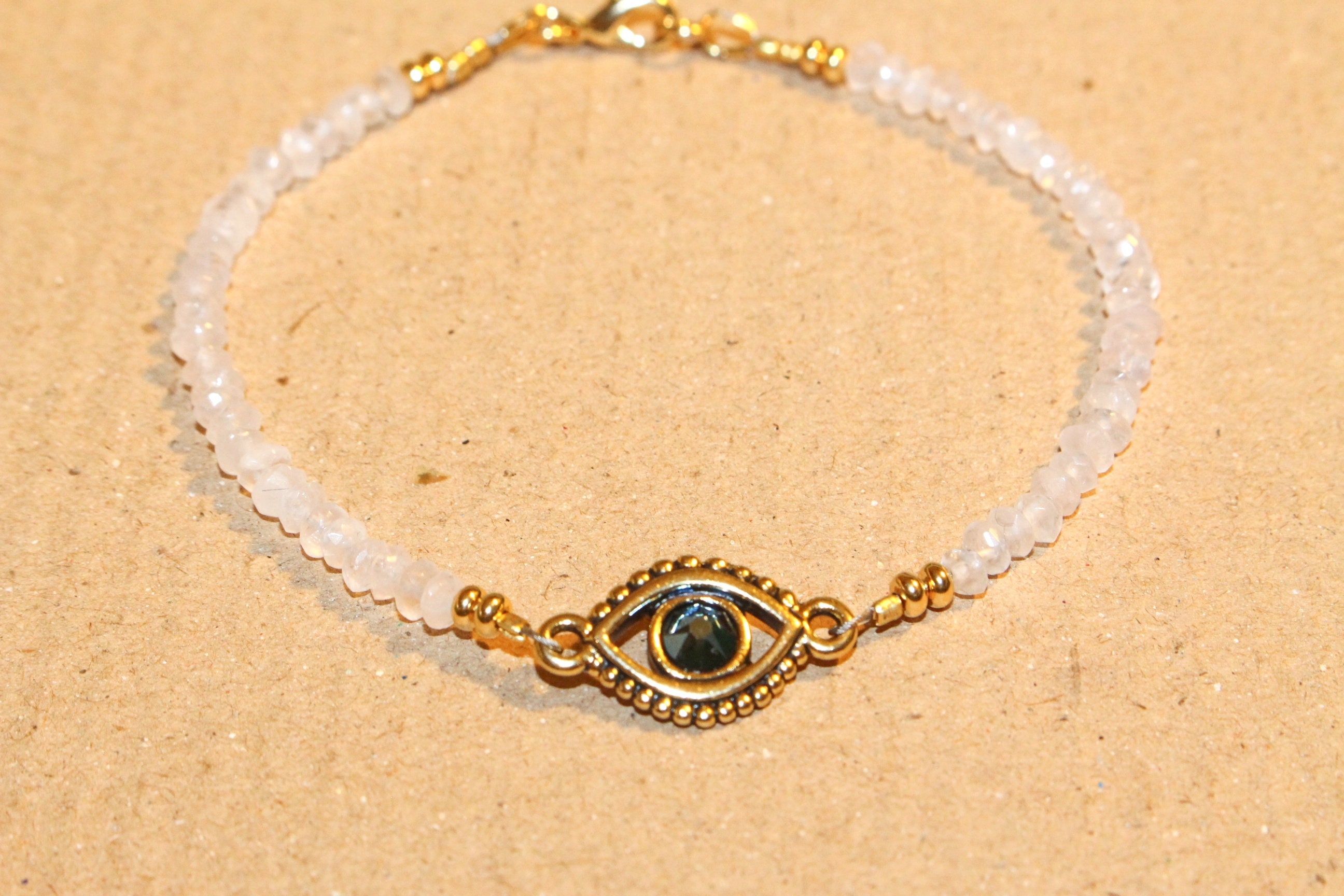 Eye of Protection Bracelet Pale Pink Gold main image 1