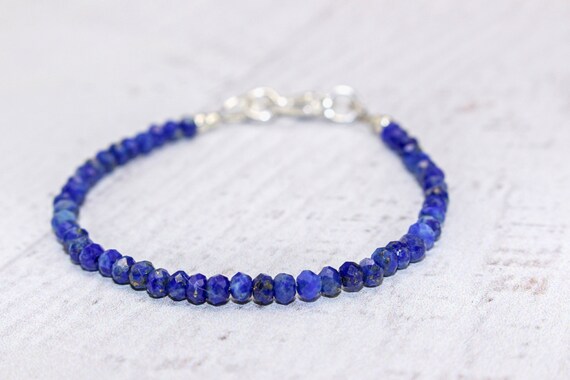 Children s LAPIS LAZULI Bracelet Communication Beaded Jewelry