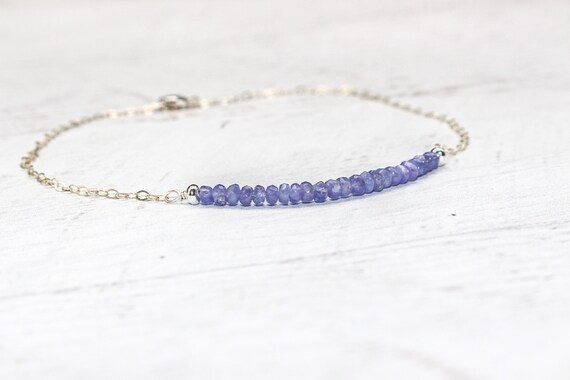 Tanzanite anklet deals