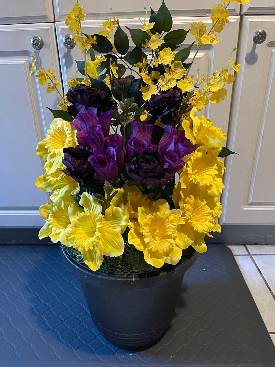 Front Porch Artificial Flower Arrangement Etsy