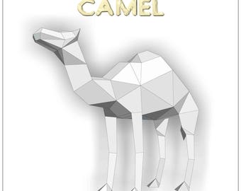 Papercraft Camel template