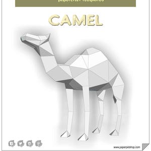 Modello di cammello Papercraft
