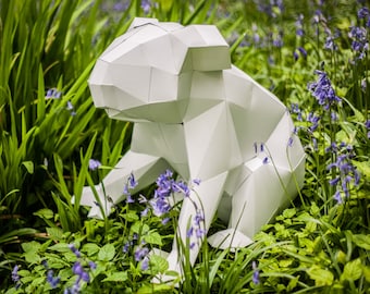 Paper Koala, 3d Papercraft Template, Paper Forest Pet, from Australia. Printable pdf.