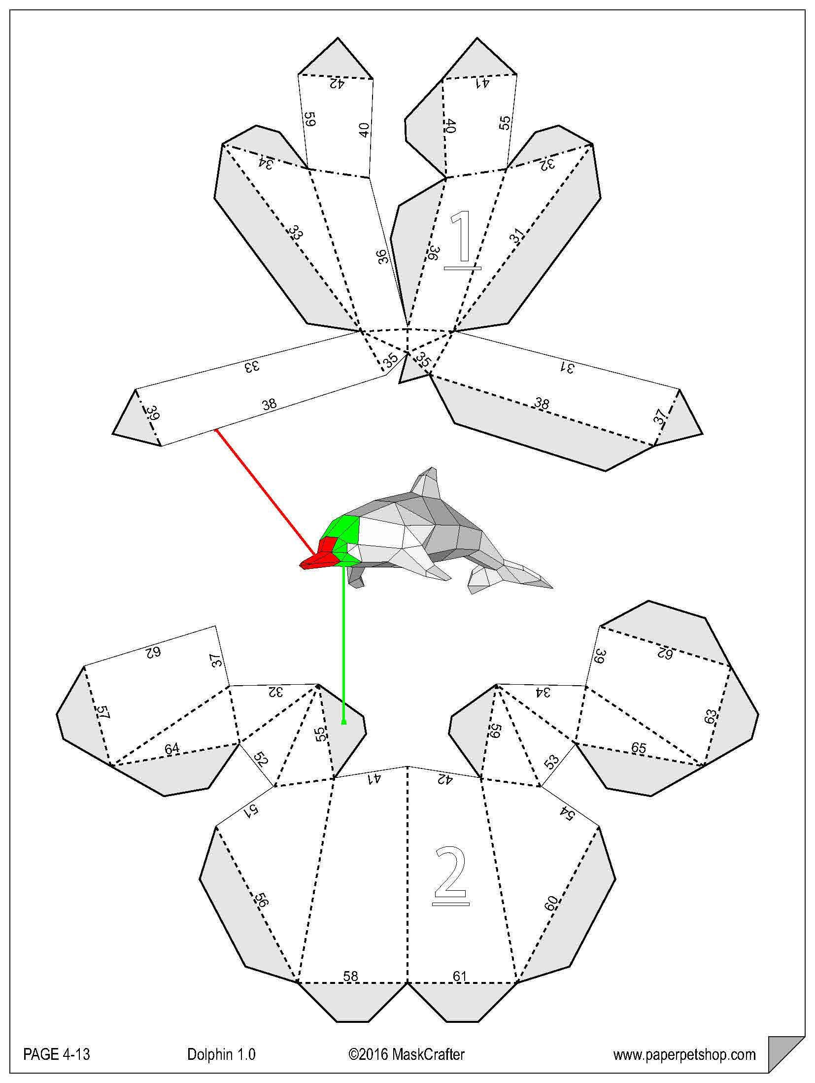 papercraft-dolphin-printable-pdf-template-etsy