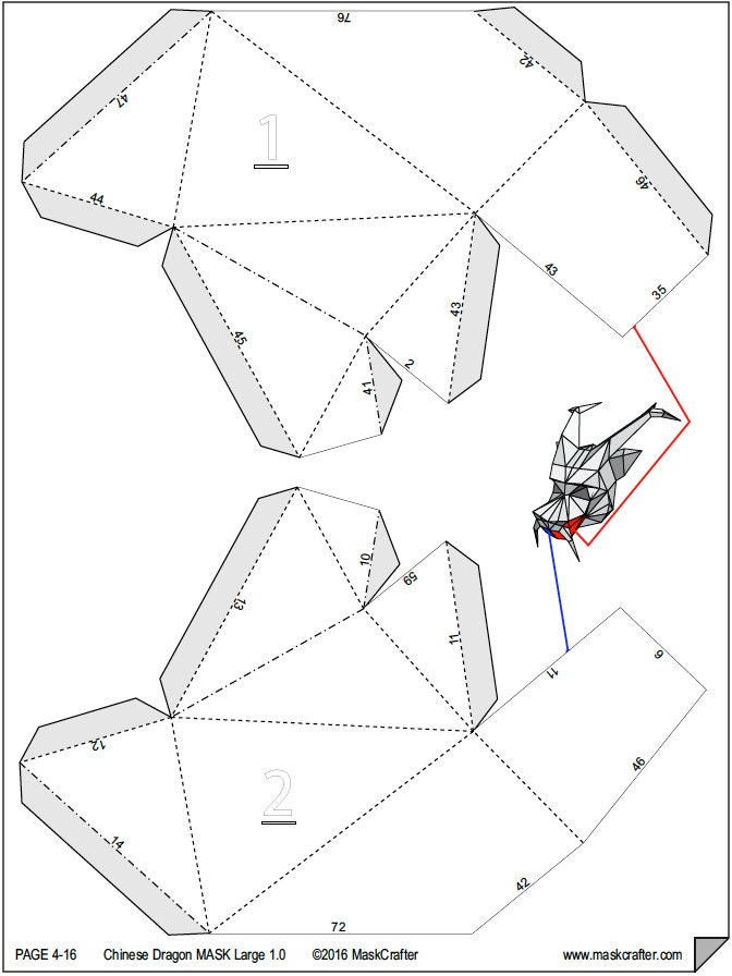 Halloween Paper Chinese Dragon Mask, Printable Mask, DIY Instant Download, 3D - Etsy New Zealand halloween-paper-chinese-dragon-mask-printable-mask-diy-instant-download-3d-etsy-new-zealand