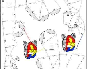 Kit Fai Da Te Papercraft Modello Di Carta 3D Cigno - Kit Fai Da Te Per Creazioni Artigianali