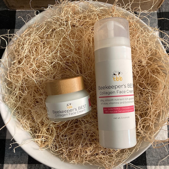 Beekeeper’s BEST Collagen Face Cream, Collagen Firming Cream, Botanical Oil Facial Cream, Natural Face Cream, Body Lotion