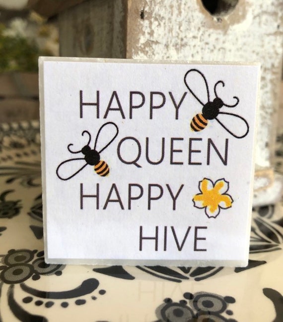 bee happy magnetic tiles