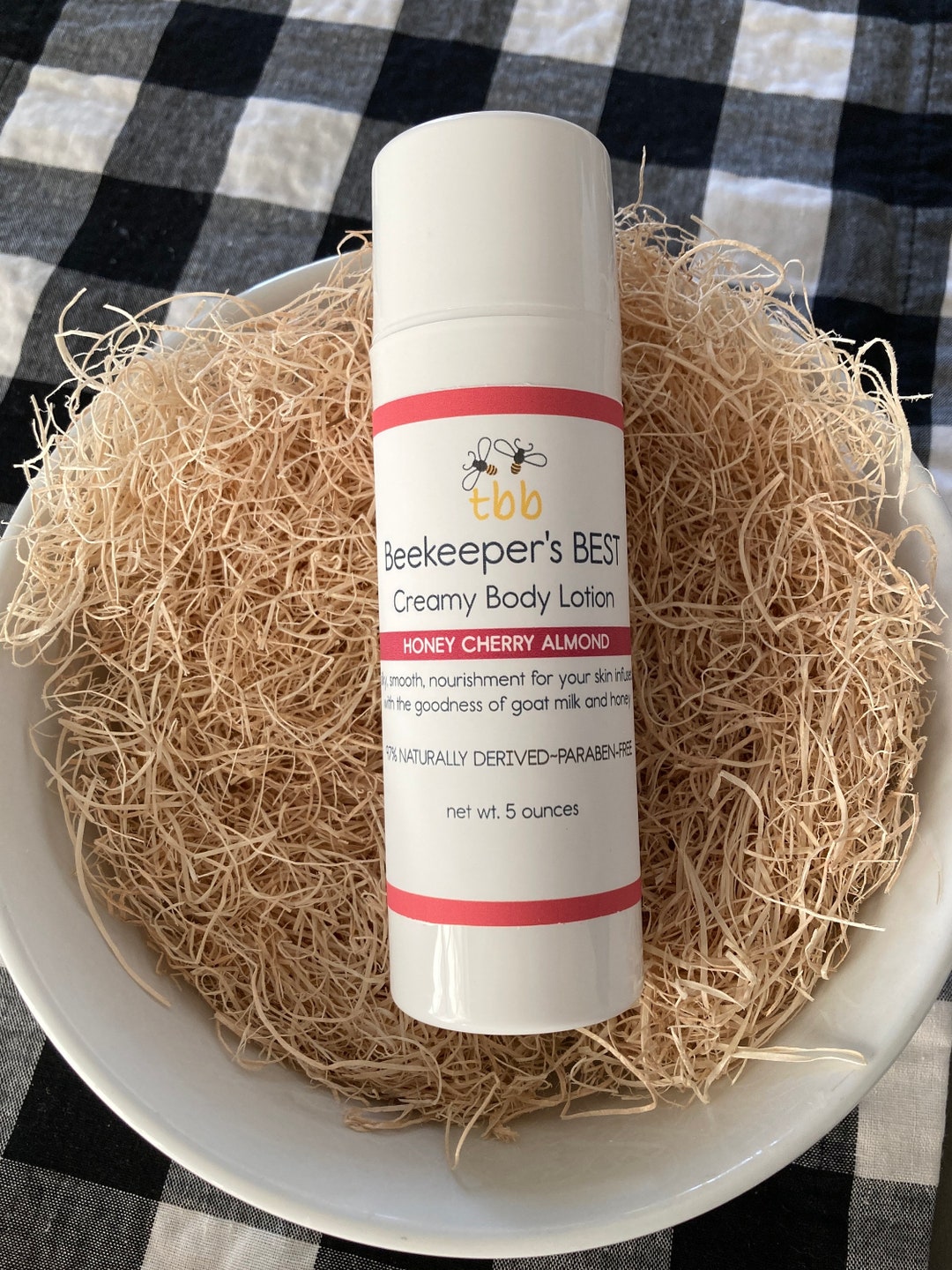 Beekeepers BEST Honey Cherry Almond Goat Milk and Honey Body Lotion