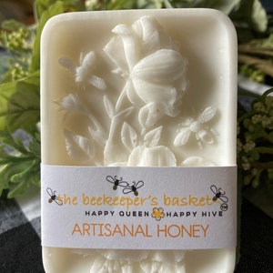 Wildflowers and Honeybees Artisanal Honey Soap, Honeybee Soap, Triple Butter Bee Soap, Bee Gifts