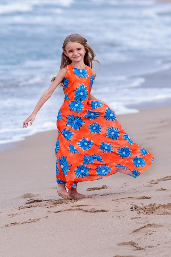 girls summer maxi dress