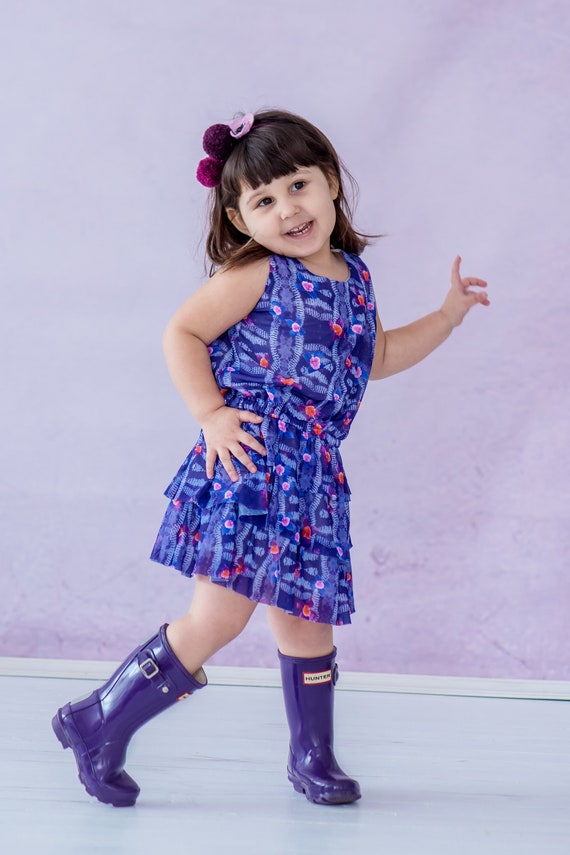 neon purple outfit
