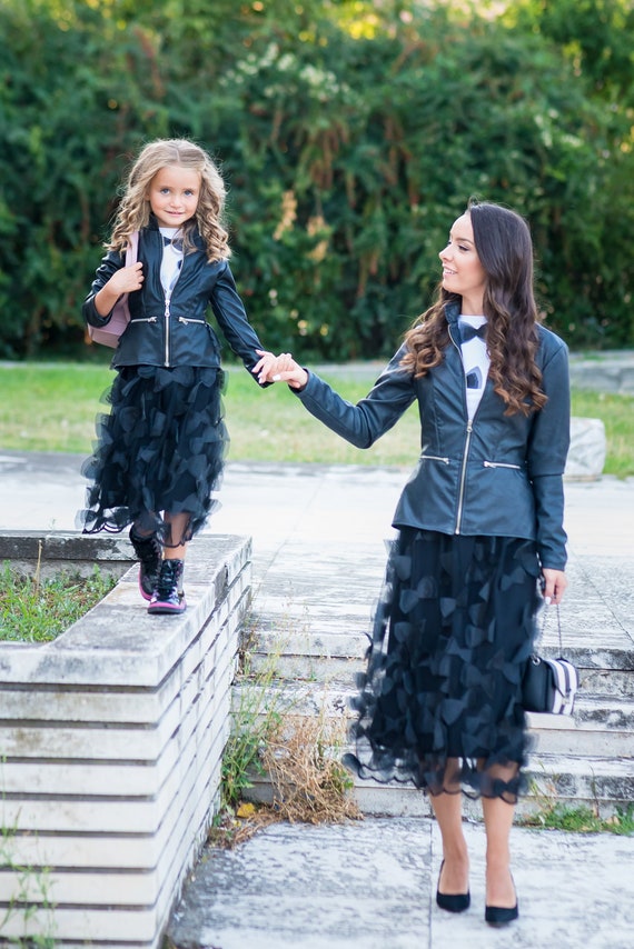 mother daughter matching jackets