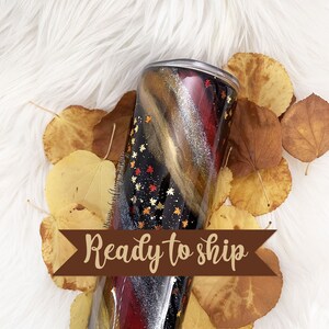 Ready To Ship &quot;Ready For Fall&quot; Glitter Tumbler | Stainless Steel Tumbler | Glitter Tumbler