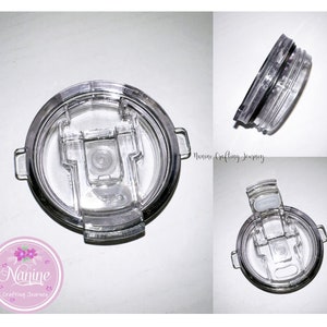 Replacement Lid For SKINNY 15/20oz | Twist on Lid |  Flip Top Straw Friendly Lids | New Cup Lid | TUMBLER Skinny