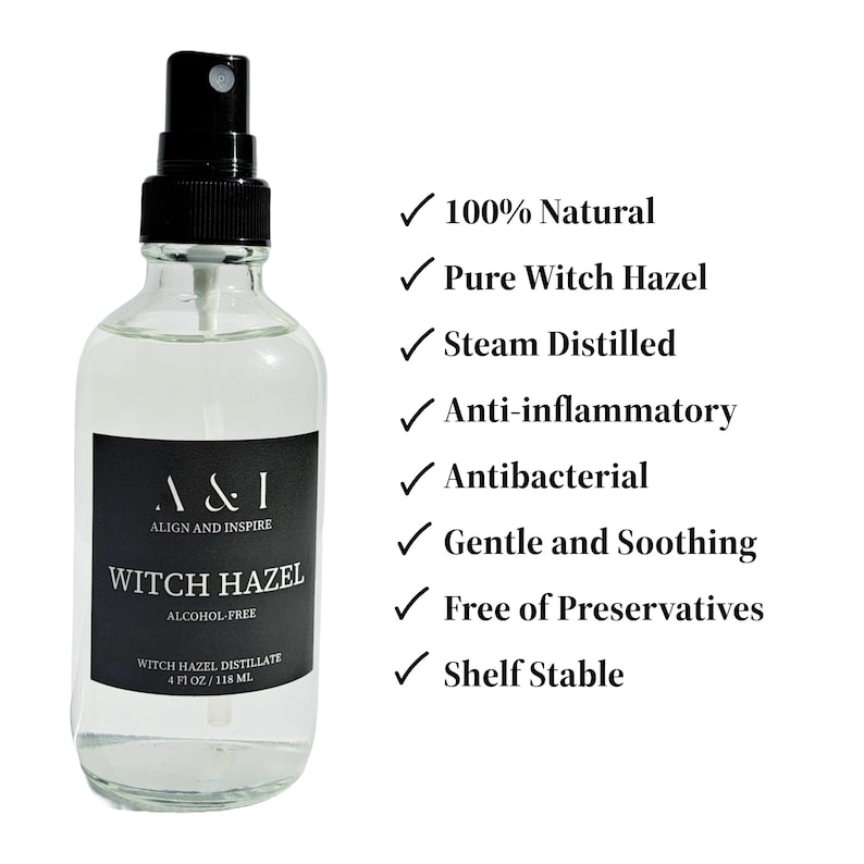 Pure Organic Witch Hazel Alcohol-Free and Unscented 4oz image 2