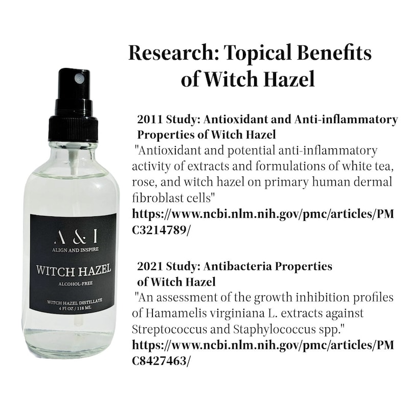 Pure Organic Witch Hazel Alcohol-Free and Unscented 4oz image 3