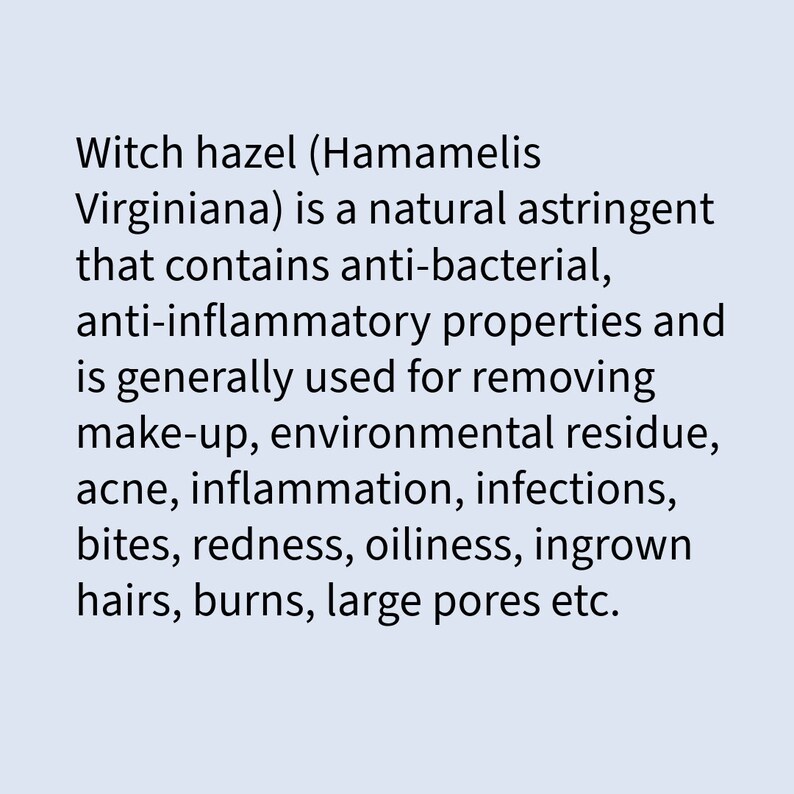 Pure Organic Witch Hazel Alcohol-Free and Unscented 4oz image 4
