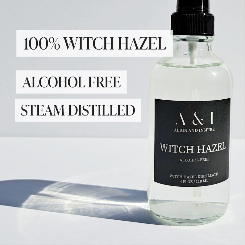 Pure Organic Witch Hazel Alcohol-Free and Unscented 4oz image 1