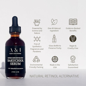Bakuchiol Serum Organic Natural Retinol Alternative Bild 1