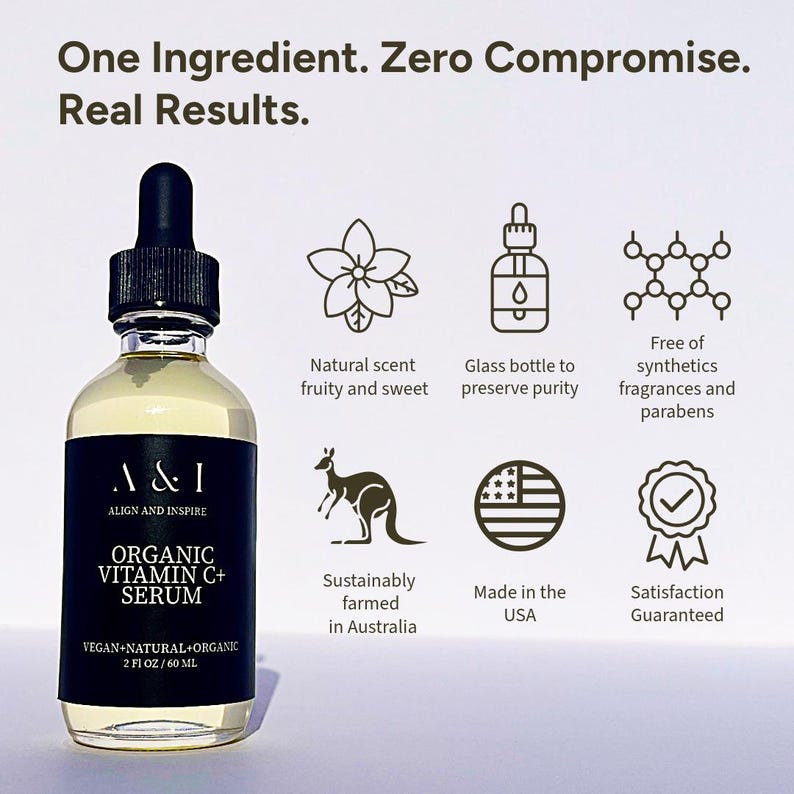 Organic Vitamin C Serum: Organic Kakadu Plum Oil bild 1