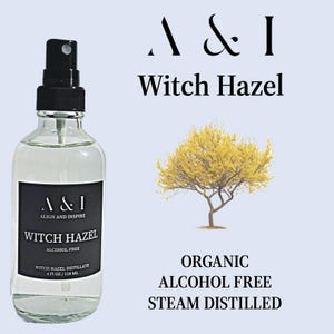 Pure Organic Witch Hazel Alcohol-Free and Unscented