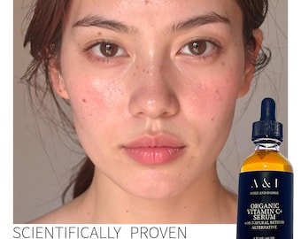 Organic Vitamin C Serum with Natural Retinol Alternative