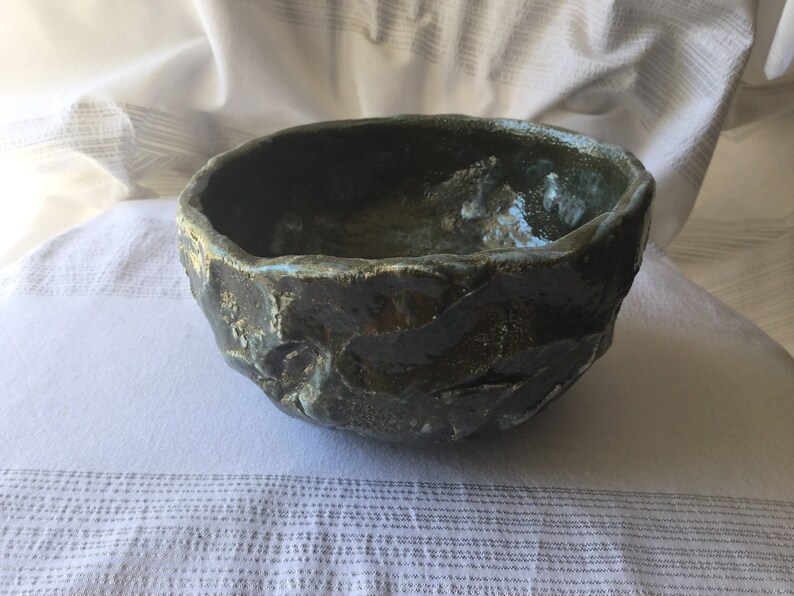 bowl cup type chaiwan ceramic handcrafted raku sabi wabi image 2