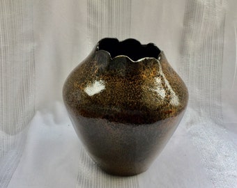 Ceramic terracotta vase, handcrafted ceramics, ceramic art, handcrafted pottery