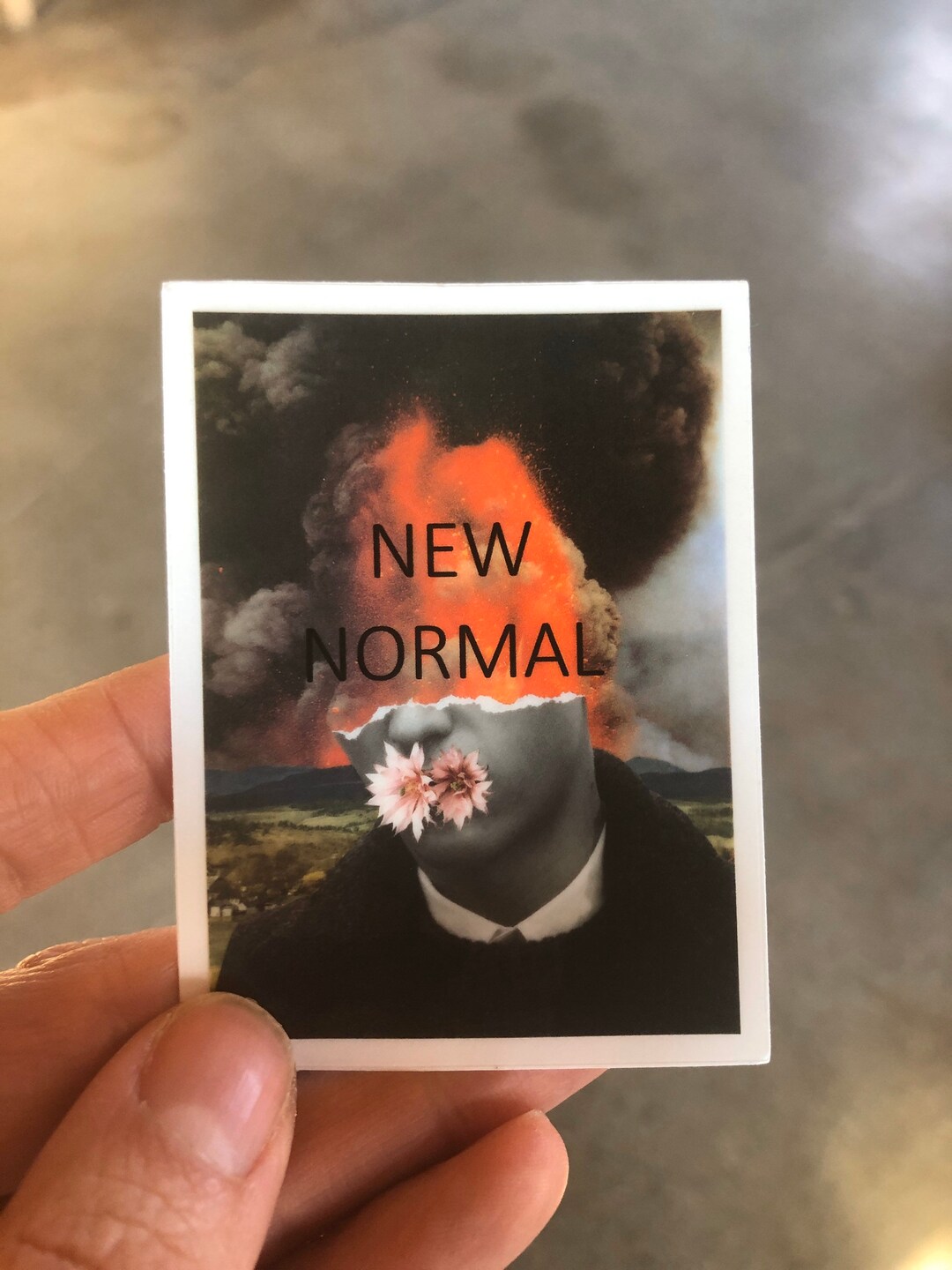 Isolate Me Stickers Isolation Series Sticker * New Normal * 2 1/4