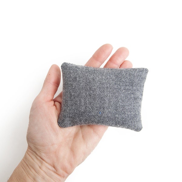 Gray Hand Warmer, Set of 2 Pocket Warmers, Pocket Warmers, Reusable, Microwavable, Stocking Stuffer