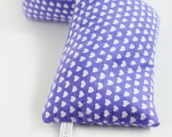 Lavender Heating Pad, Rice Bag, Heart Heat Pack, Self Care Gift, Microwave Heat Pack, Heat Therapy, Period Heat Pad