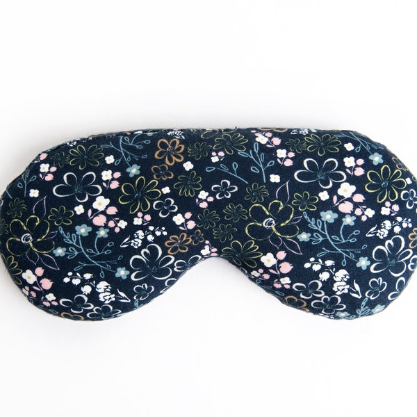 Floral Rice Lavender Eye Pillow, Eye Bag, Meditation Eye Pillow