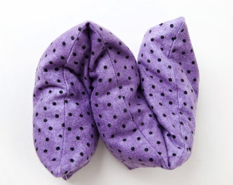 Purple Heating Pad,  Rice Heating Pad, Microwaveable Heat Pack, Neck Heating Pad, Lavender Hot Pack