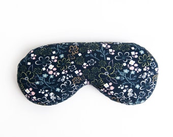 Floral Rice Lavender Eye Pillow, Eye Bag, Meditation Eye Pillow