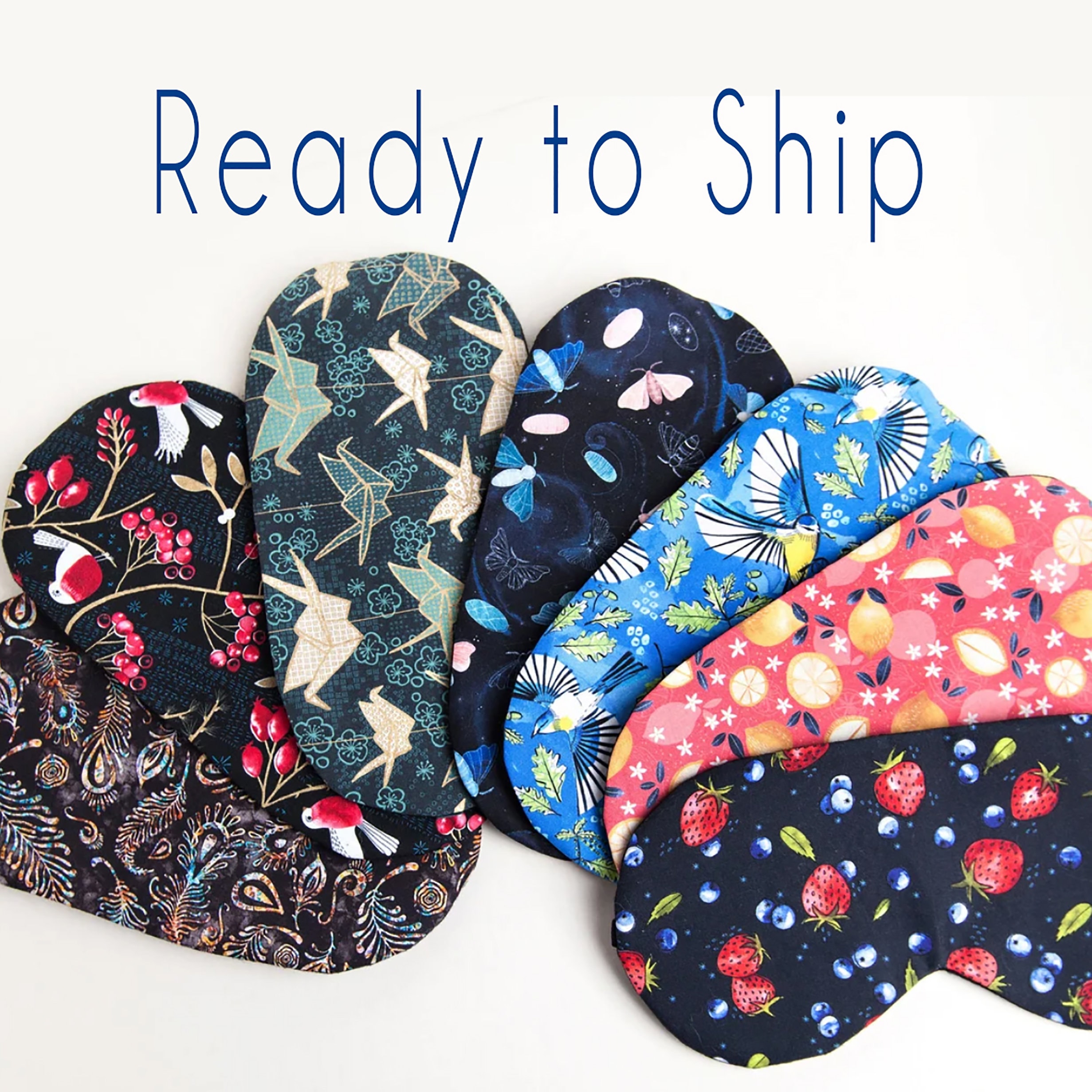 Ready to Ship Sleep Mask, Sleeping Mask, Blackout Mask, Adjustable Travel Mask, Soft Cotton Pamper Mask, Headache relief
