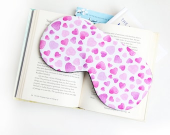 Heart Sleep Mask Gift, Sleeping Mask, Valentines Day Gift, Gift for Her Under 25