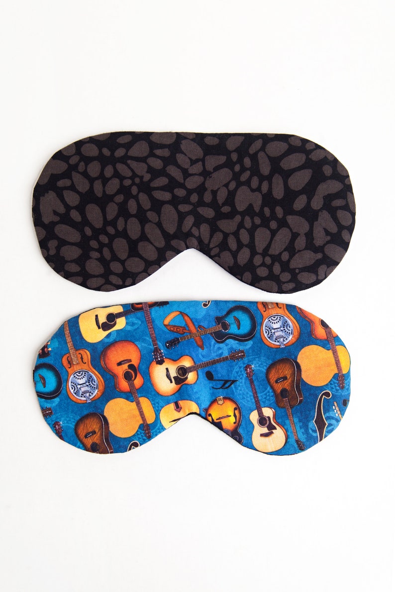 Guitar Sleep Mask, Sleeping Mask for Men, Gift for Him, Gift for Dad Brother Boyfriend image 7