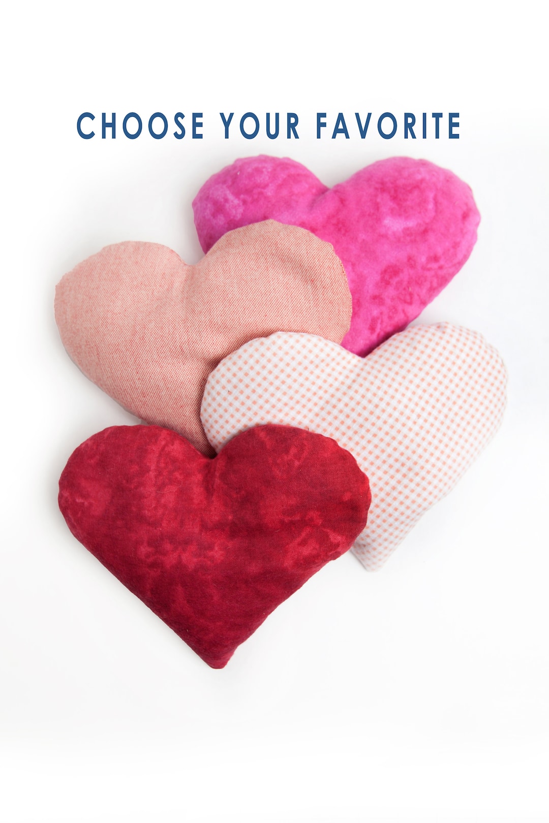 Heart Rice Bag, Heating Pad, Pink Red Microwaveable Reusable Heat Bag