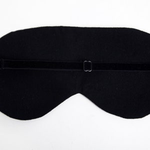 Polka Dot Sleep Mask, Wedding Sleep Mask, Cotton Sleep Mask Set, Eye Mask, Travel Mask, Blindfold, Black White, Pin Dot image 4