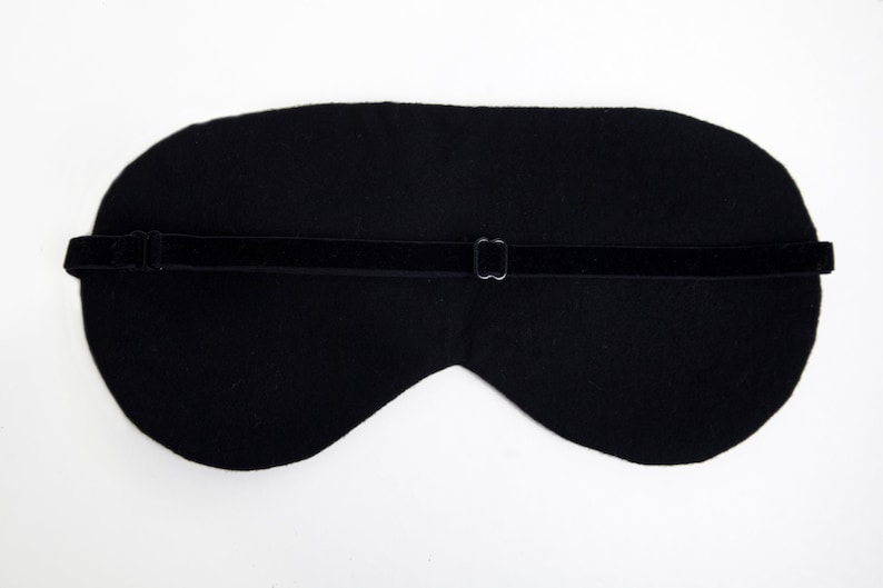 Polka Dot Sleep Mask, Wedding Sleep Mask, Cotton Sleep Mask Set, Eye Mask, Travel Mask, Blindfold, Black White, Pin Dot image 4