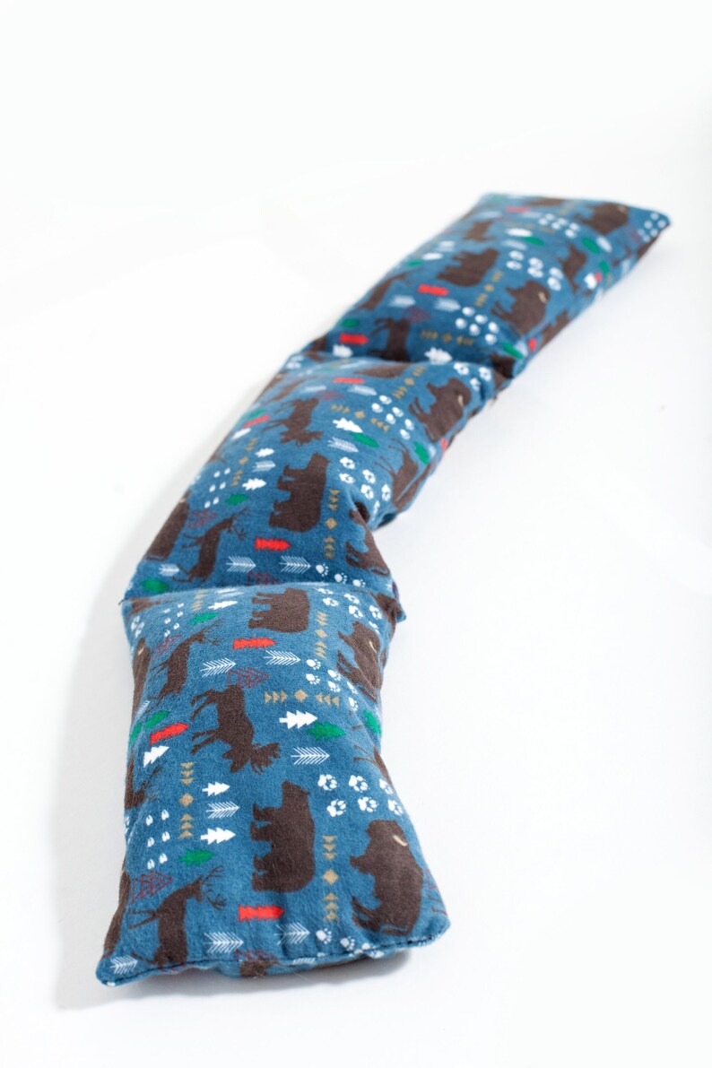 Blue Rice Neck Warmer Lavender Microwave Neck Wrap Rice Bag Etsy