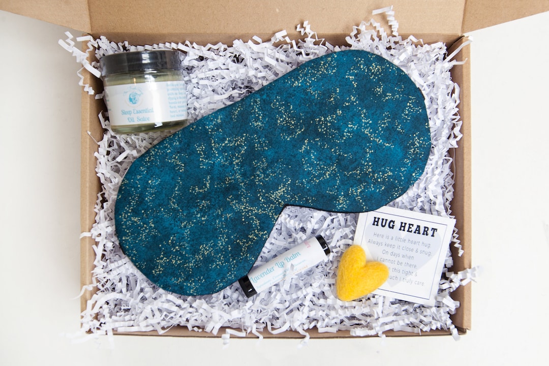 Sleep Mask Gift Set Custom Gift Box Bedtime Gift Set Etsy